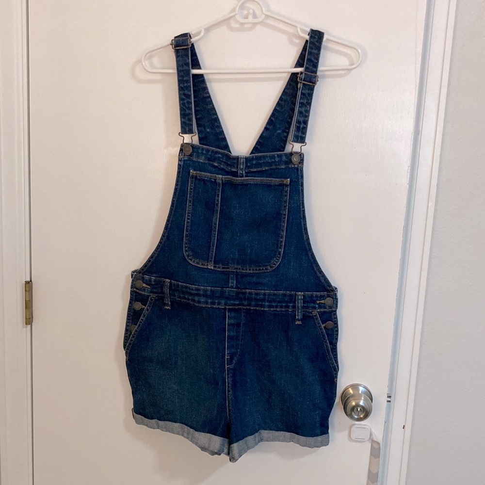 Old Navy Denim Overall Shorts